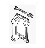 1EA615125B - Brakes: Caliper Support for Volkswagen: ID.4 Image