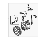 34430AE150 - : Power Steering Pump for Subaru Image