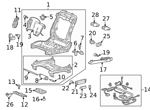 Power Seats for 2009 Acura RDX #0