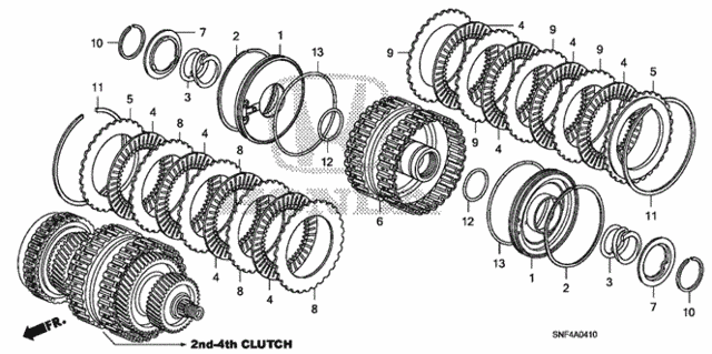 Clutch (2nd-4th) for 2006 Honda Civic #0