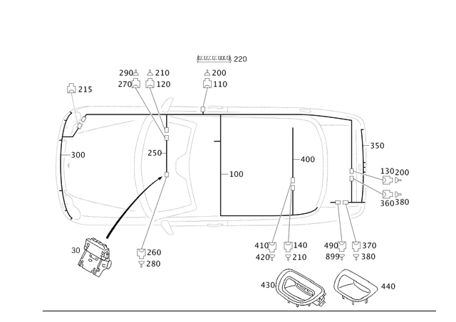 2095452432 - Electrical System: Control Unit for Mercedes-Benz Image image
