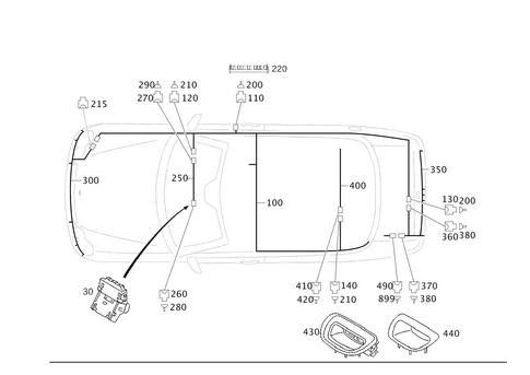 Parktronic System (Pts) for 2009 Mercedes-Benz CLK350 #0