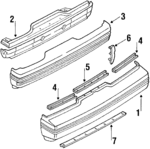 8502280M25 - : Bumper Cover for Nissan: Pulsar NX Image