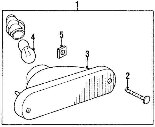 MR155639 - Electrical: Back Up Light Assembly for Mopar Image