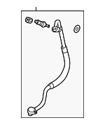 4G0260707CN - : 2016-2018 Audi - Upper Hose &amp; Tube for Audi: A6 Quattro, A7 Quattro Image