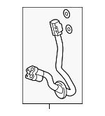 4G1260712G - HVAC: Evaporator Tube for Audi: A6, A6 Quattro, A7 Quattro, RS7, S6, S7 Image image