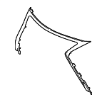 5312178050 - : Finish Molding for Lexus: NX200t, NX300h Image