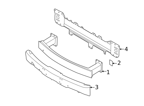 Bumper & Components - Front for 2023 Porsche Taycan #1