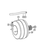 52128097 - Service Brakes: Brake Vacuum Hose for Mopar Image