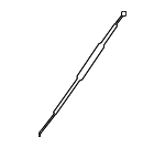 9726125100 - Body: Control Cable for Hyundai: Accent Image