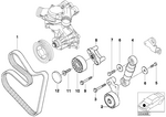 11281710045 - : Deflection Pulley for BMW Image