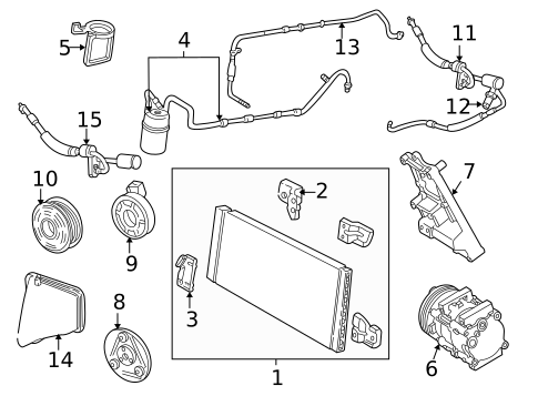 A/C Clutch & Compressor for 2001 Ford Taurus #0