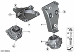 22116867441 - : Engine Mount, Left for BMW Image