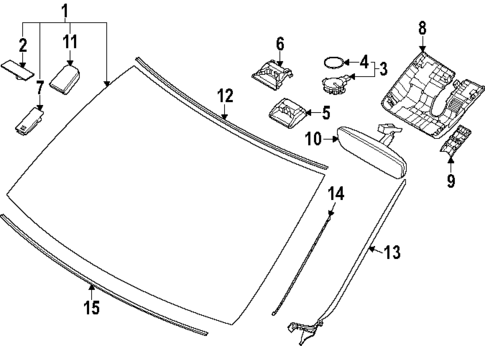Reveal Moldings for 2025 Genesis GV80 Coupe #0