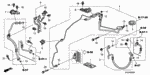 80362SDC000 - Body/Air Conditioning: CLAMP A, AIR CONDITIONER PIPE for Honda Image