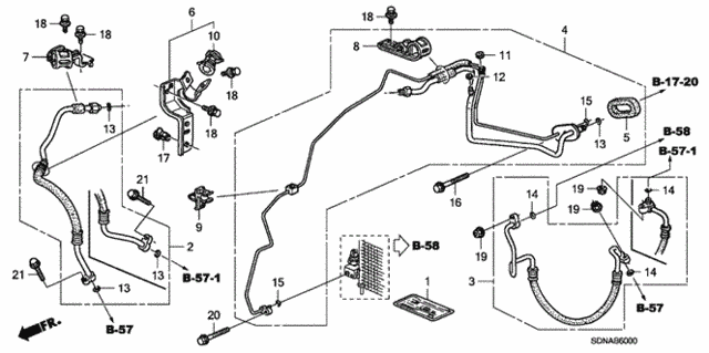 A/C Hoses - Pipes for 2007 Honda Accord #0