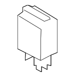 95861500801 - Electrical: Relay for Porsche: 718 Boxster, 718 Cayman, 718 Spyder, 911, Boxster, Cayenne, Cayman, Macan, Panamera, Taycan Image