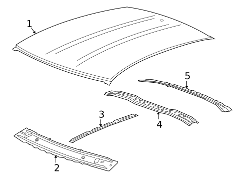 Roof & Components for 2021 Chevrolet Camaro #0