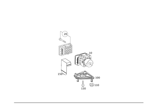 Hydraulic Unit for 2015 Mercedes-Benz SLS AMG #0