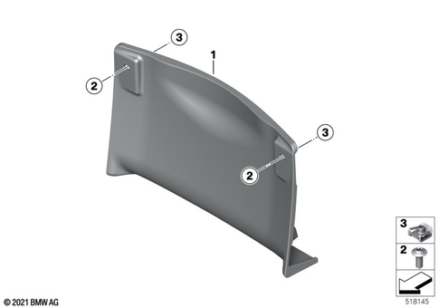 Motorcycle Trim Section, Windshield for 2024 BMW-Motorrad CE #35