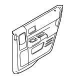 DA8Z7427406AA - Body: Door Trim Panel for Ford: Flex Image