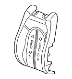 68233083AC - Body: Seat Back Pad for Chrysler: Pacifica, Voyager Image