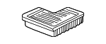 17220P2NA01 - : Engine Air Filter for Honda: Civic, CR-V Image