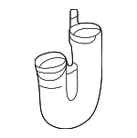 17281P2T000 - Engine: Tube for Honda: Civic Image