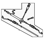565001R101 - Steering: Gear Assembly for Hyundai: Accent Image