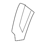 7592148060 - Body: Black Out Tape for Lexus: RX350L, RX450hL Image