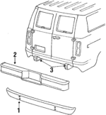 D5UZ17906B - Body: Face Bar for Ford Image