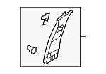 Upper Center Pillar Trim