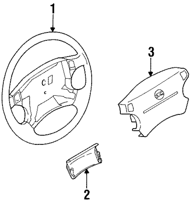 4843045P00 - : Steering Wheel for Nissan Image