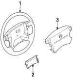 4843045P00 - Steering: Steering Wheel for Nissan: 300ZX Image