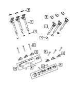 68490022AA - Fuel and Accelerator Pedal: Fuel Injector for Mopar Image