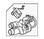 282312T010 - Engine: Turbocharger for Kia Image