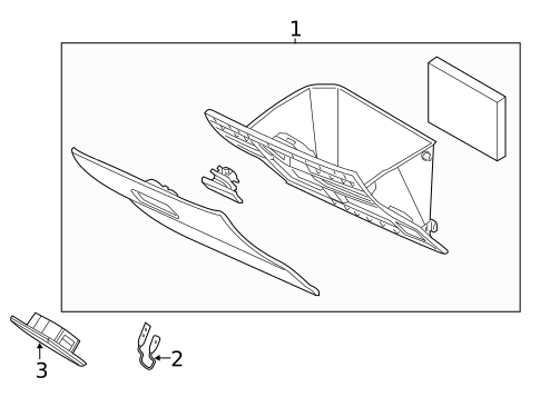 Glove Box for 2016 Scion iA #0