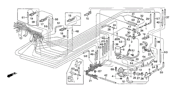 Fuel Tubing (2) for 1985 Honda Civic #0