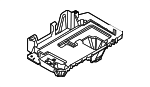 37150DW000 - Electrical: Battery Tray for Kia Image