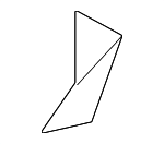 676640E120 - Body: Corner Trim for Lexus: RX350, RX350h, RX450h+, RX500h Image