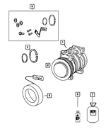 RL181968AA - : Air Conditioning Compressor for Mopar Image