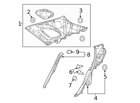 Interior Trim - Quarter Panels for 2016 Lexus RX450h #0