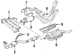 9169301 - : Exhaust Manifold for Saab: 900 Image