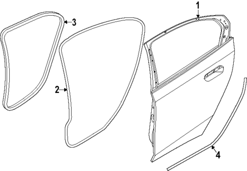 Door & Components for 2024 BMW i5 #0