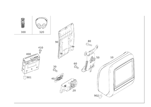 Rear Seat Entertainment System for 2018 Mercedes-Benz GLE43 AMG #0