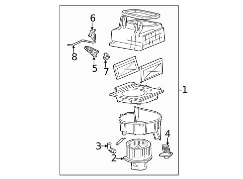 Blower Motor & Fan for 2000 Hyundai Accent #0