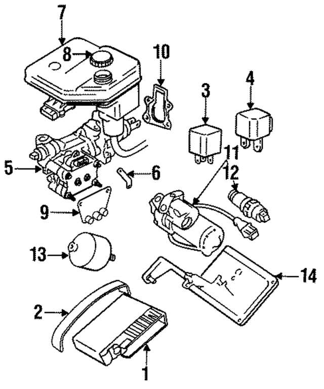 JLM1908 - Brakes: Brake Pressure Warning Switch for Jaguar Image