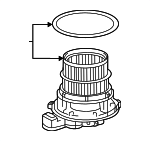 87103AN010 - : Blower Motor for Toyota Image