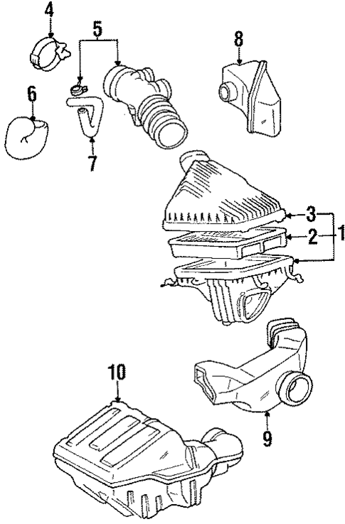 Air Intake for 1990 Toyota Celica #0
