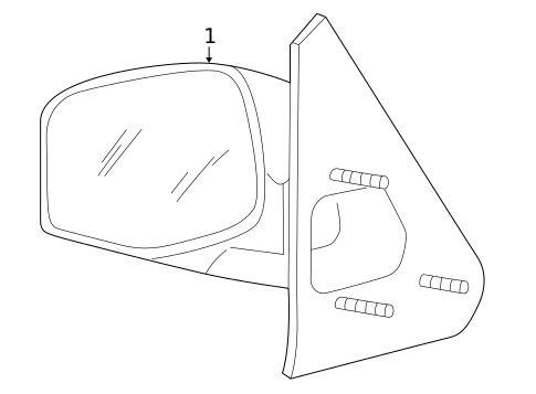 Outside Mirrors for 2002 Ford Explorer Sport #0